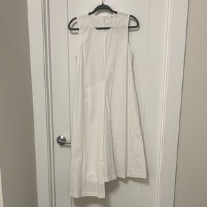 Mango White Midi Dress